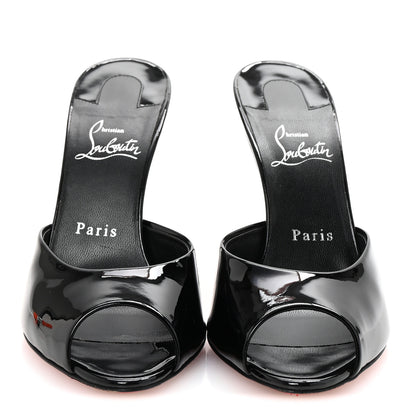 Christian Louboutin Patent Me Dolly 100 Sandals 38.5 Black 3 of 8