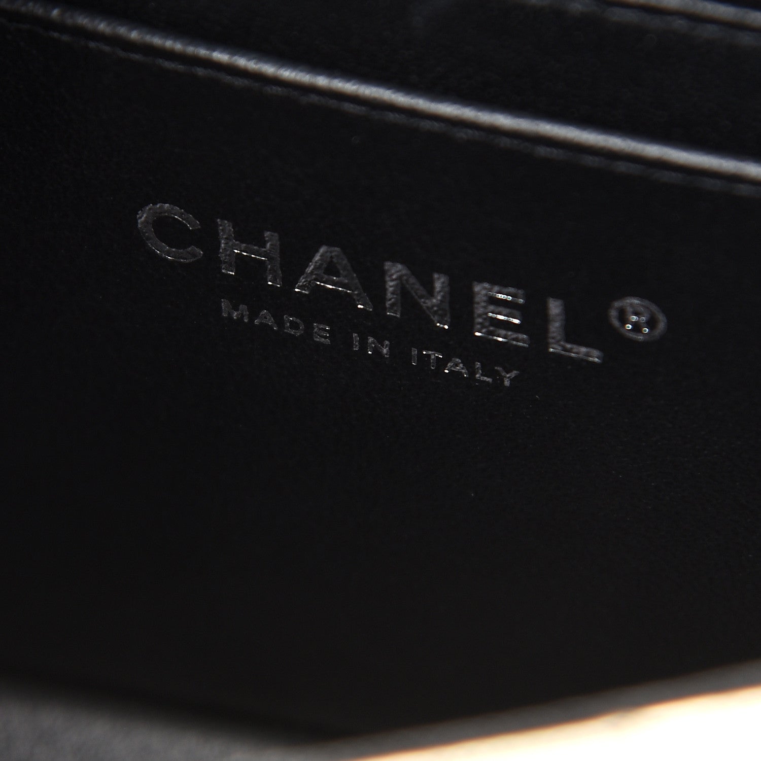 Chanel Metallic Lambskin Quilted Mini Square Flap Gold Black 6 of 9