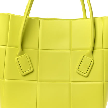 Bottega Veneta Rubber Maxi Intrecciato Medium Arco Kiwi Green 6 of 8