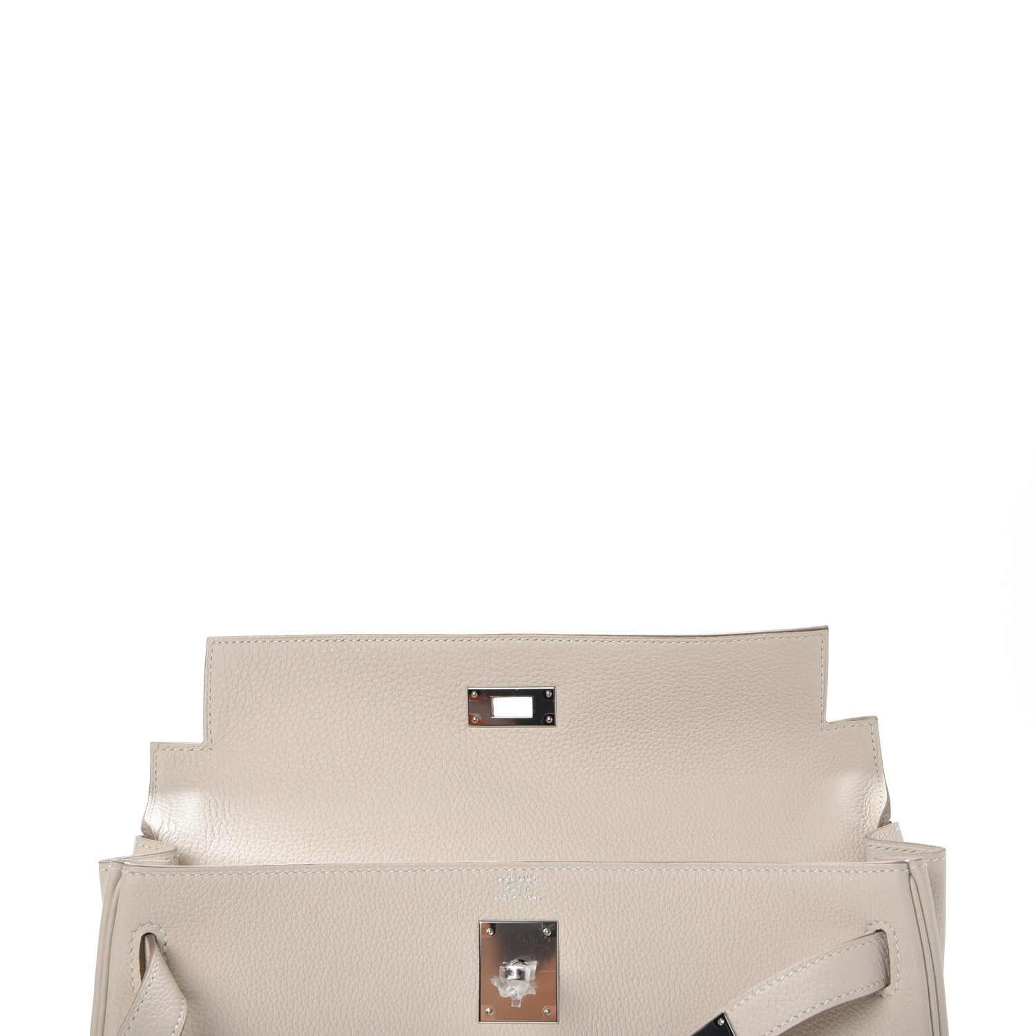 Hermes Togo Au Galop Kelly Retourne 32 Craie Rouge H Fauve Black 11 of 26