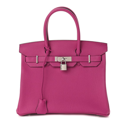 Hermes Togo Birkin 30 Rose Pourpre 1 of 11