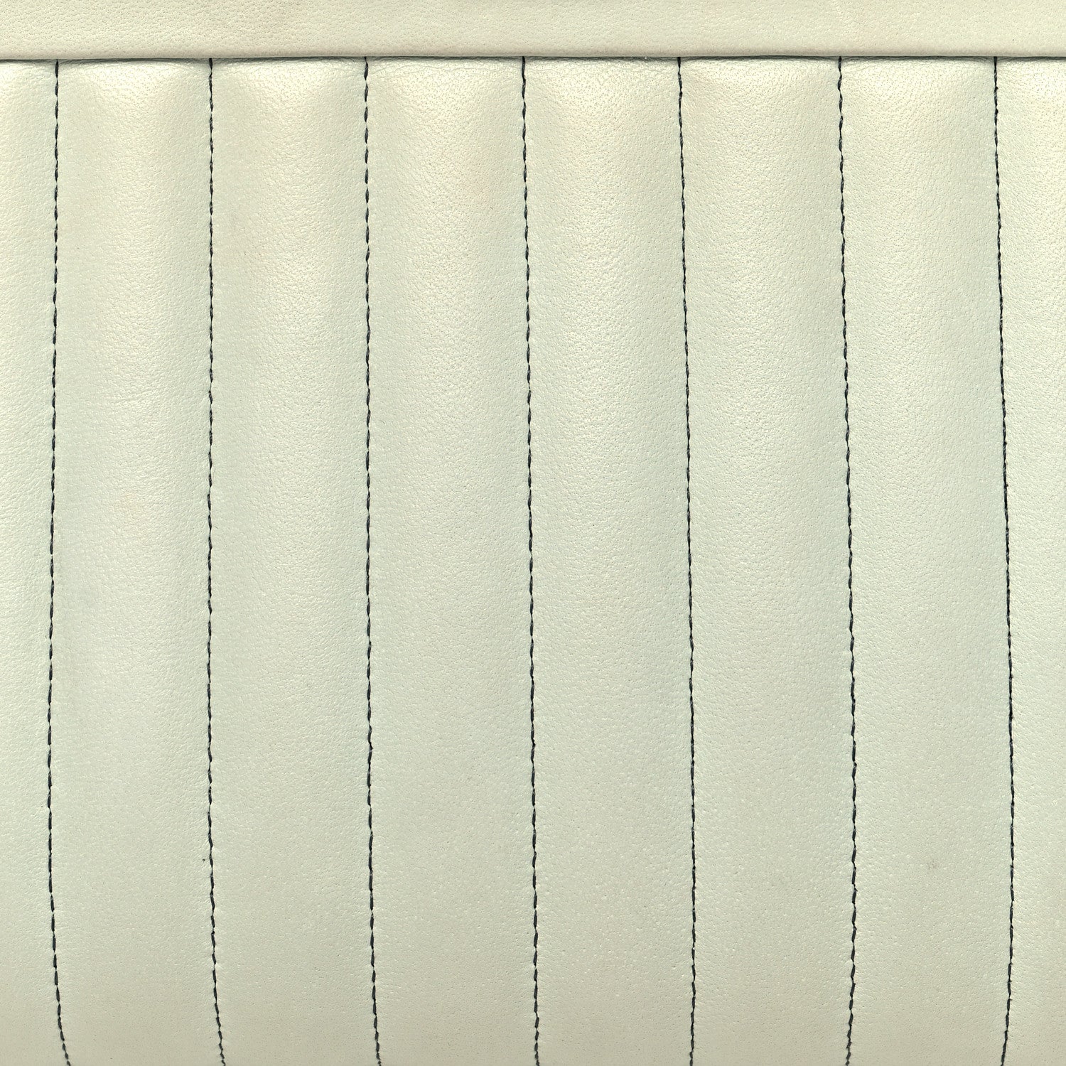 Chanel Lambskin Vertical Quilted Mademoiselle Clutch Light Green 8 of 12