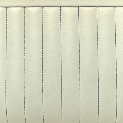 Chanel Lambskin Vertical Quilted Mademoiselle Clutch Light Green 8 of 12