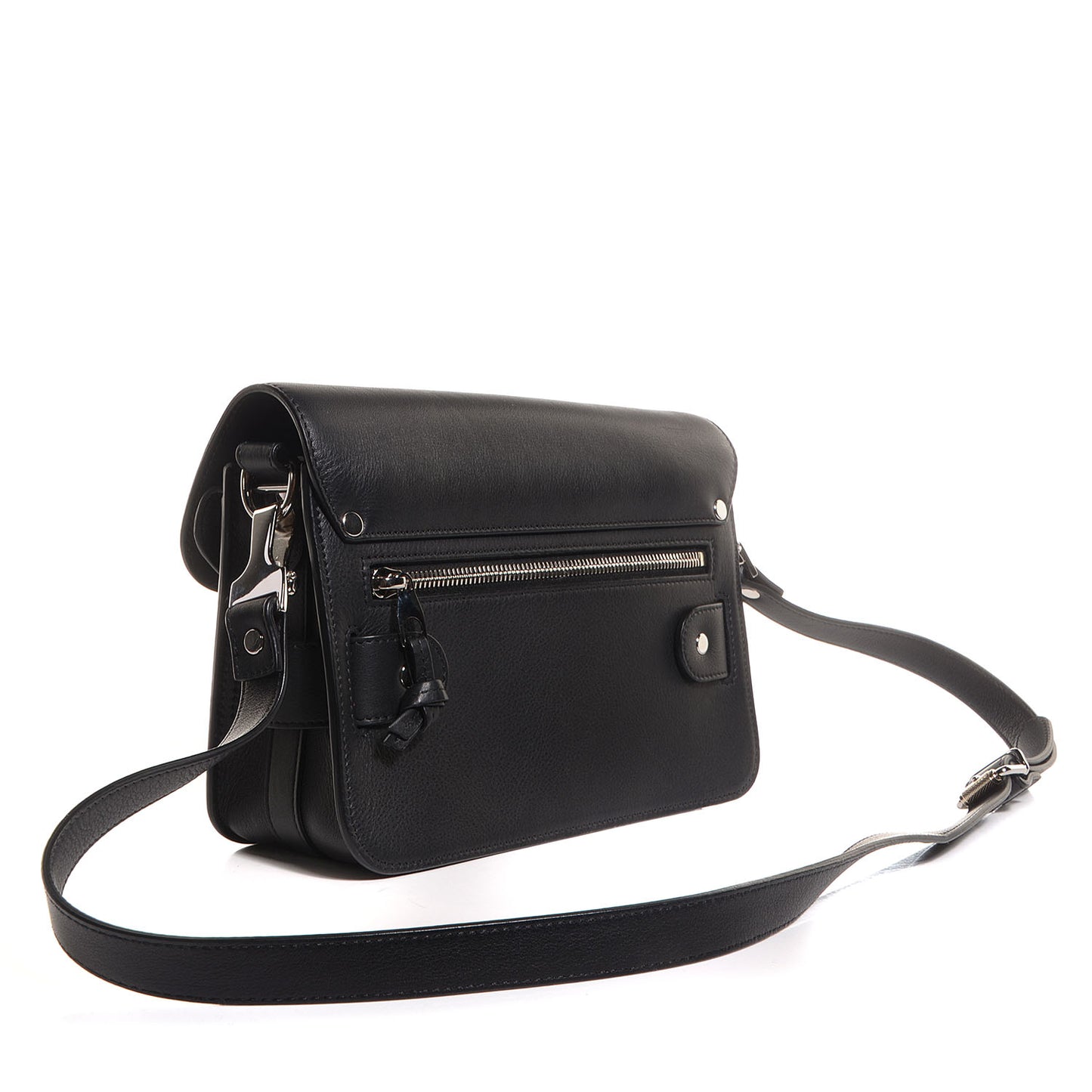 Leather Mini PS11 Classic Shoulder Bag Black