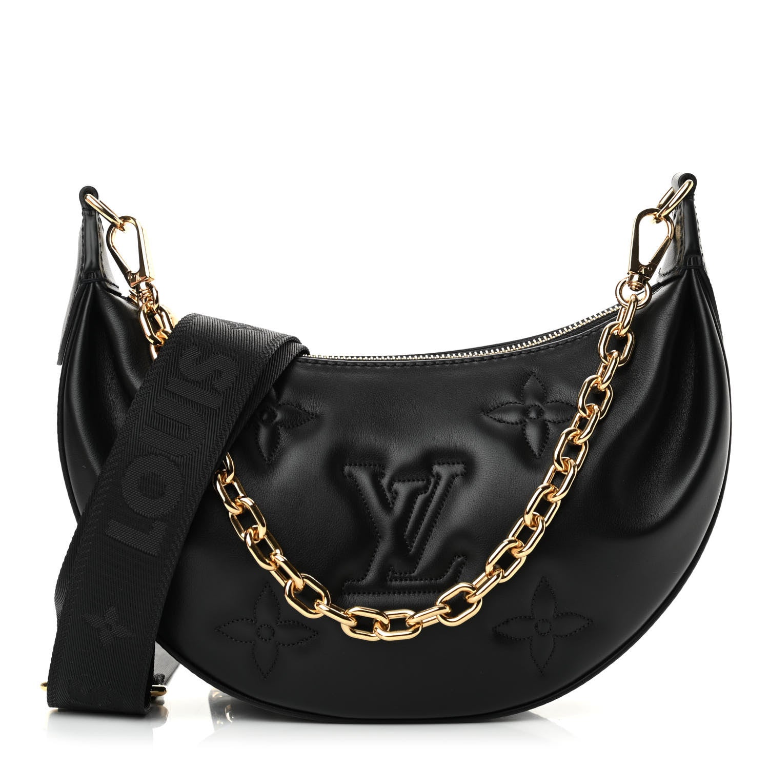 Louis Vuitton Calfskin Bubblegram Over The Moon Black 1 of 12