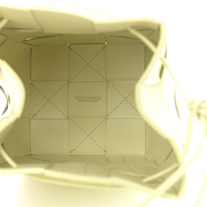 Bottega Veneta Nappa Maxi Intrecciato Cassette Bucket Bag Lemon Washed 7 of 9
