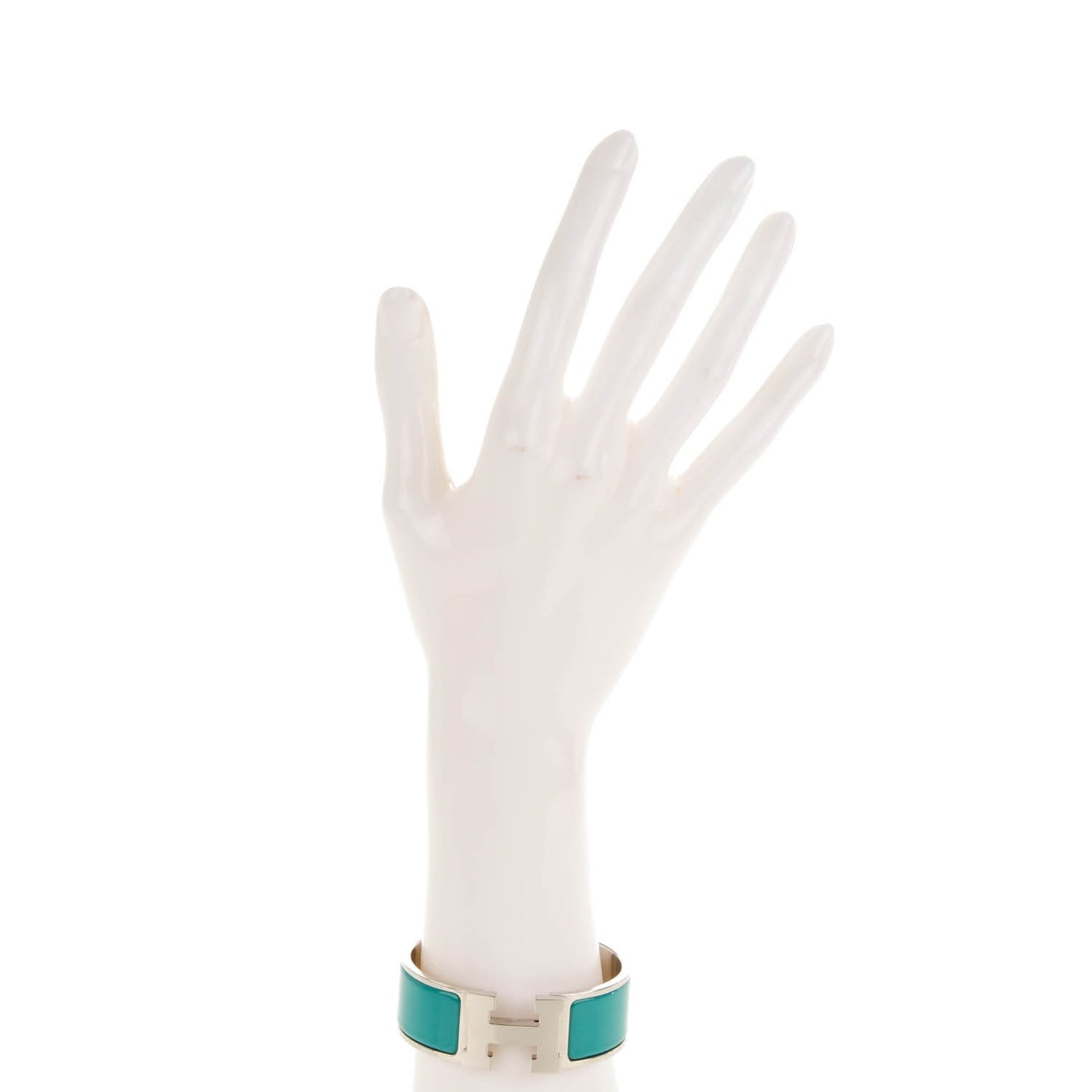 Enamel Wide Clic Clac H Bracelet PM Emerald