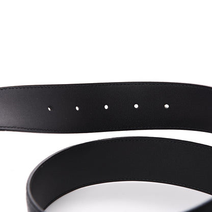 Gucci Dollar Calfskin Interlocking G Belt 95 38 Black 3 of 5