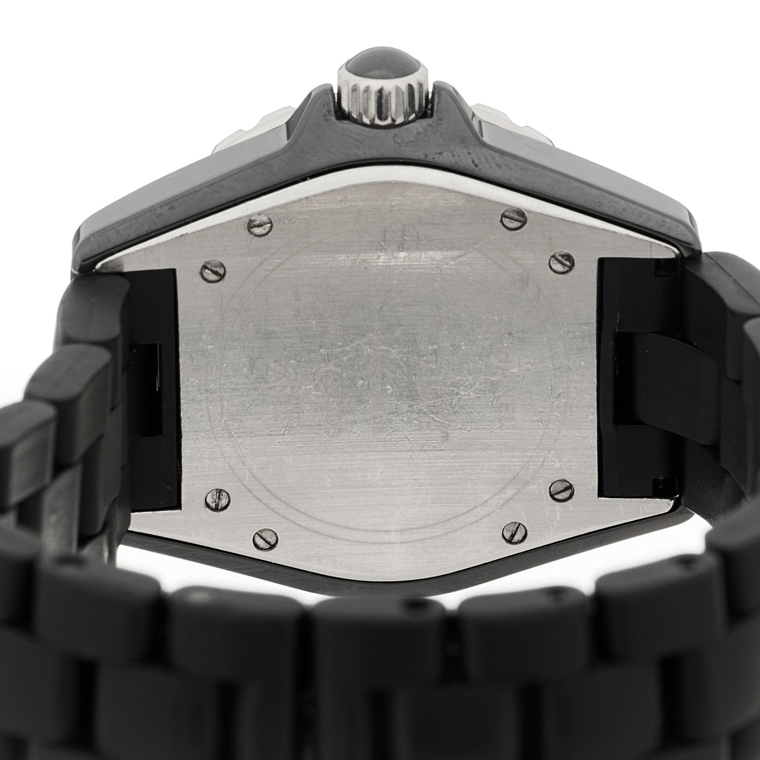 Chanel Stainless Steel Ceramic 38mm J12 Automatic Watch Black 4 of 5