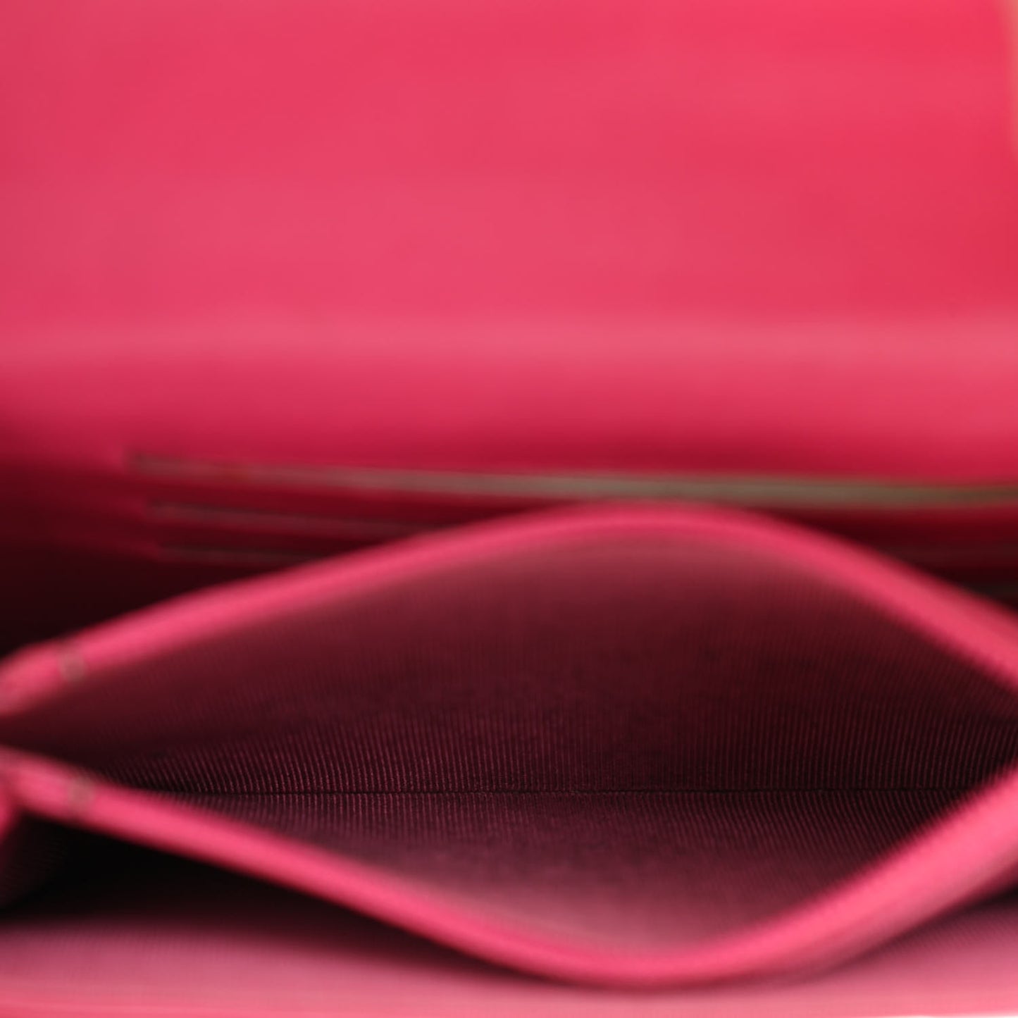 Lambskin Quilted Small Flap Wallet Pink