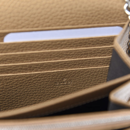 Gucci Dollar Calfskin Crystal Mini Dionysus Chain Wallet Natural Tan Black Diamond 8 of 11