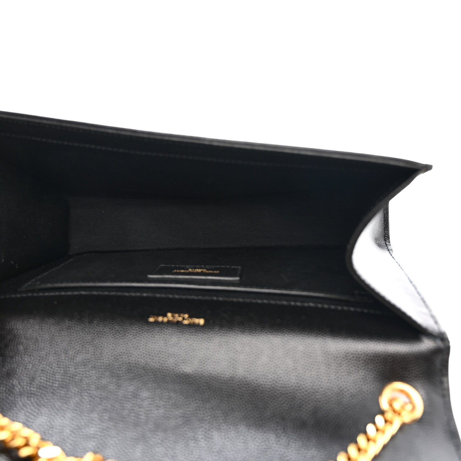 Saint Laurent Grain De Poudre Medium Classic Monogram Kate Tassel Satchel Black 5 of 13