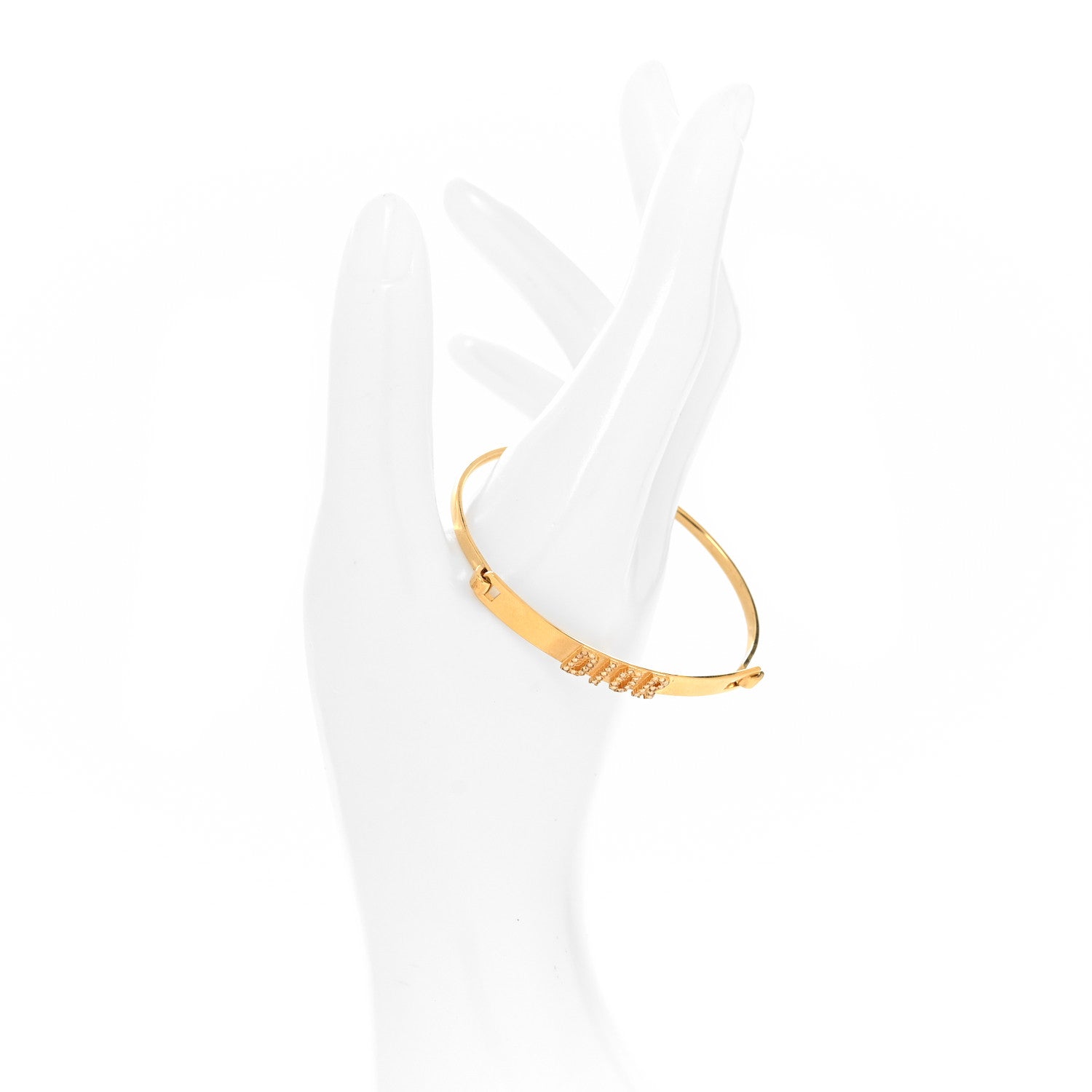 Christian Dior Metal Crystal Dio(r)evolution Bracelet Gold 2 of 3