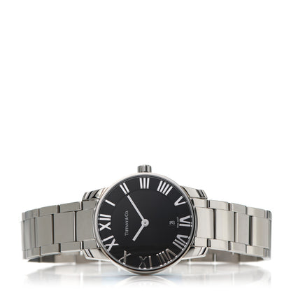 Tiffany Stainless Steel 29mm Atlas 2-Hand Quartz Watch Black 2 of 5