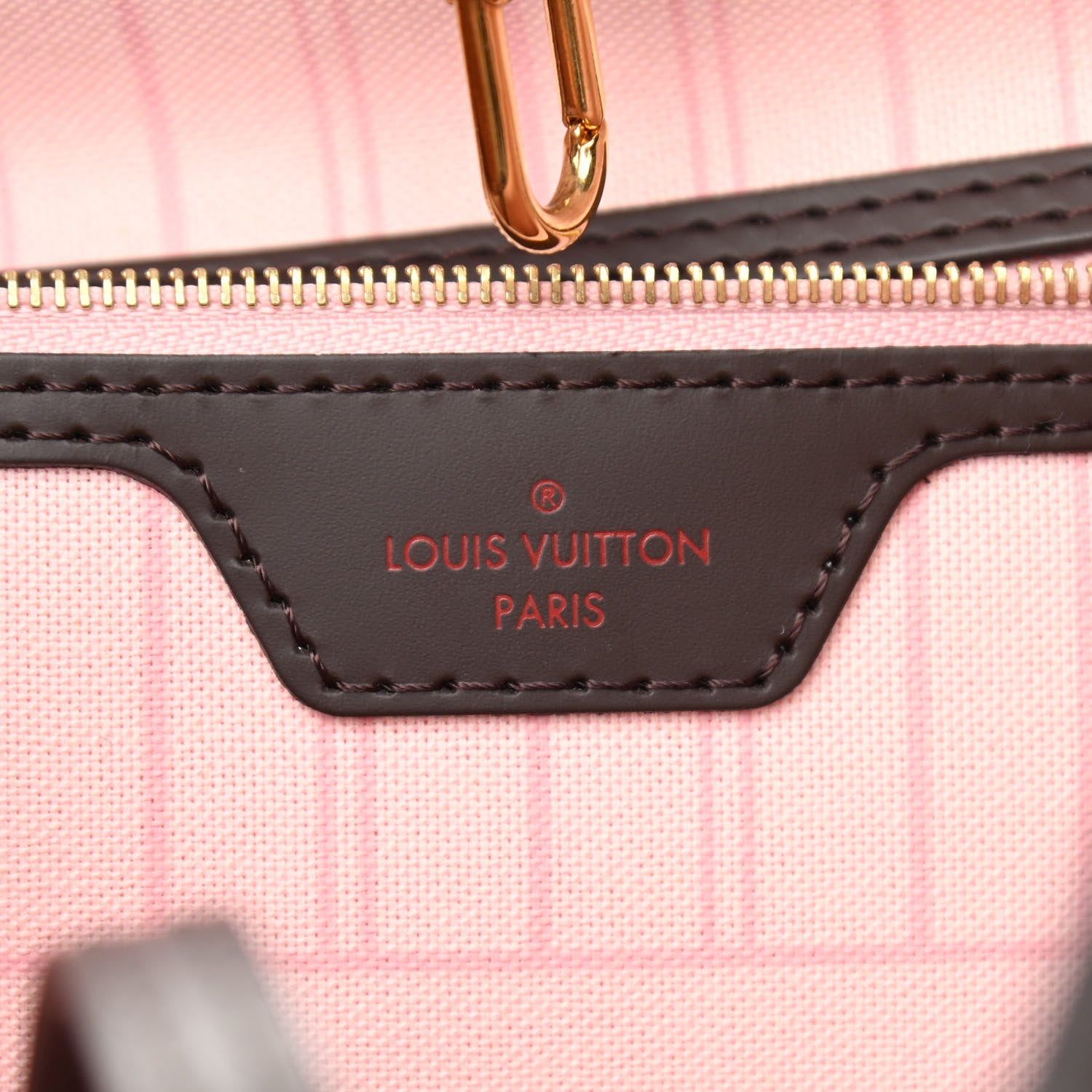 Louis Vuitton Damier Ebene Neo Neverfull MM Rose Ballerine 6 of 16