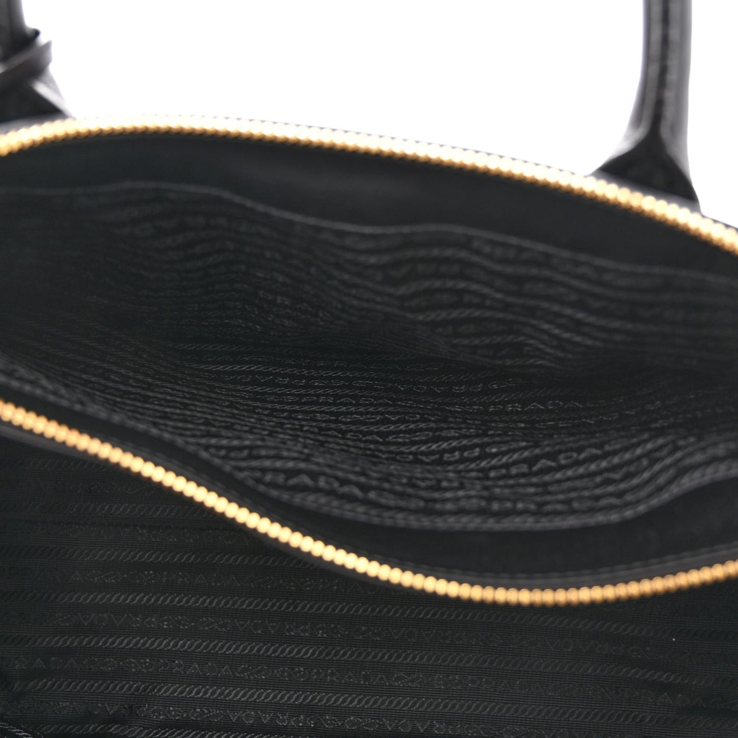 Saffiano City Calfskin Small Paradigme Bag Black