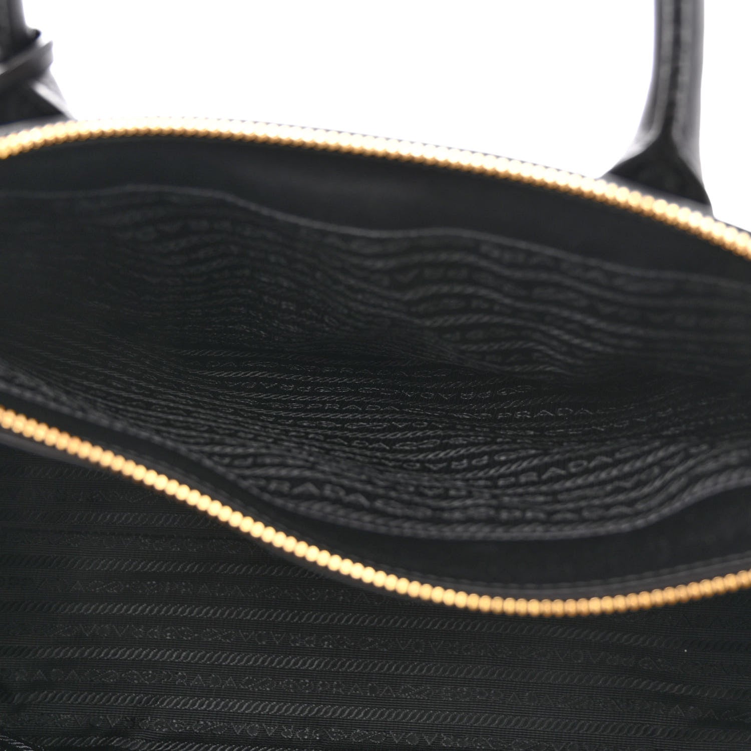 Prada Saffiano City Calfskin Small Paradigme Bag Black 6 of 12