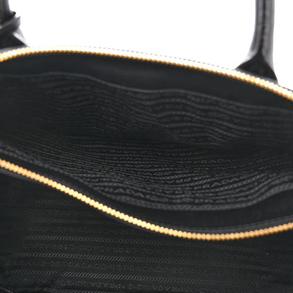 Prada Saffiano City Calfskin Small Paradigme Bag Black 6 of 12