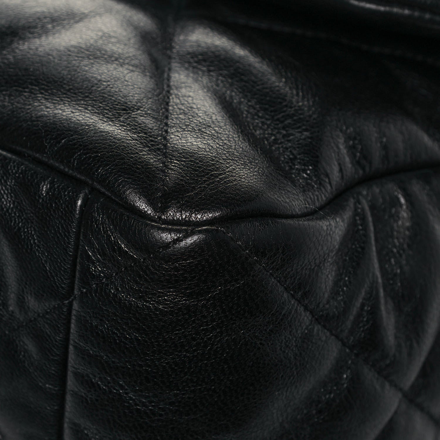 Chanel Goatskin Quilted Maxi Chanel 19 Flap Black 10 of 15