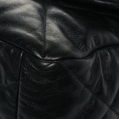 Chanel Goatskin Quilted Maxi Chanel 19 Flap Black 10 of 15