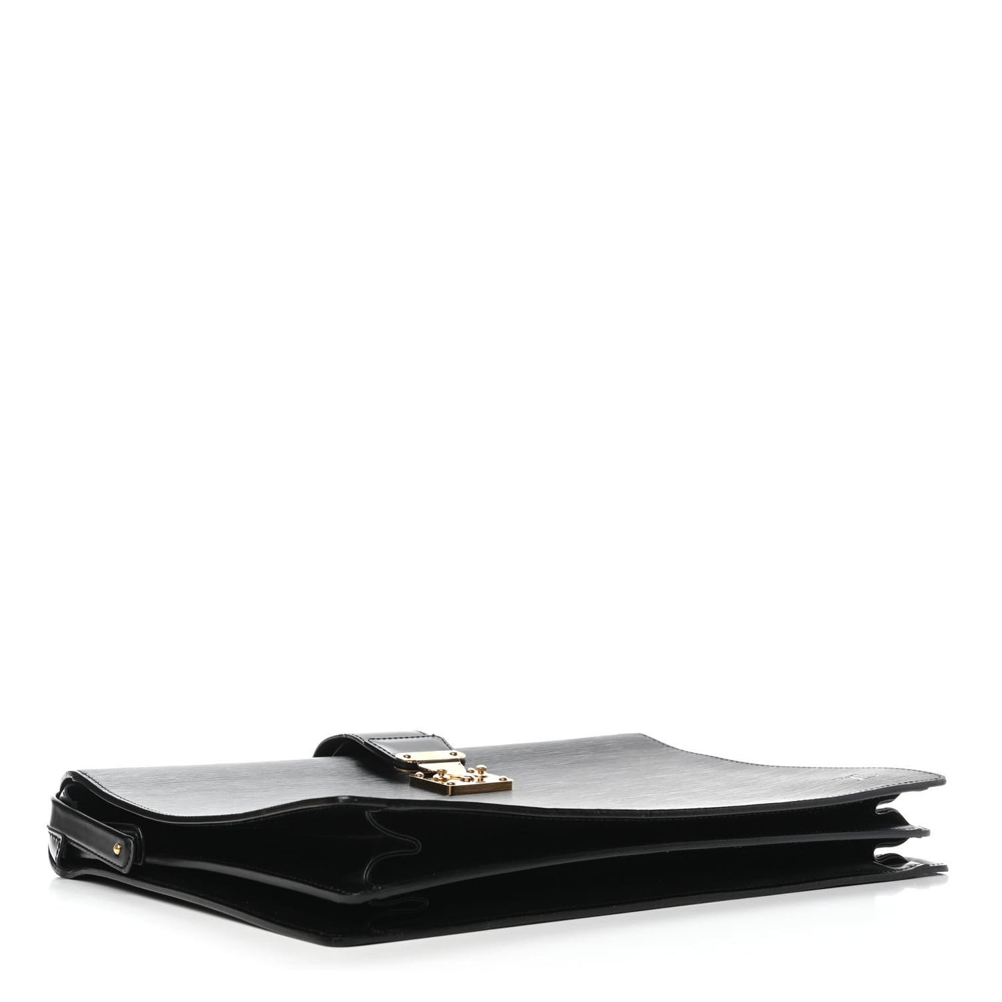 Epi Serviette Fermoir Briefcase Black