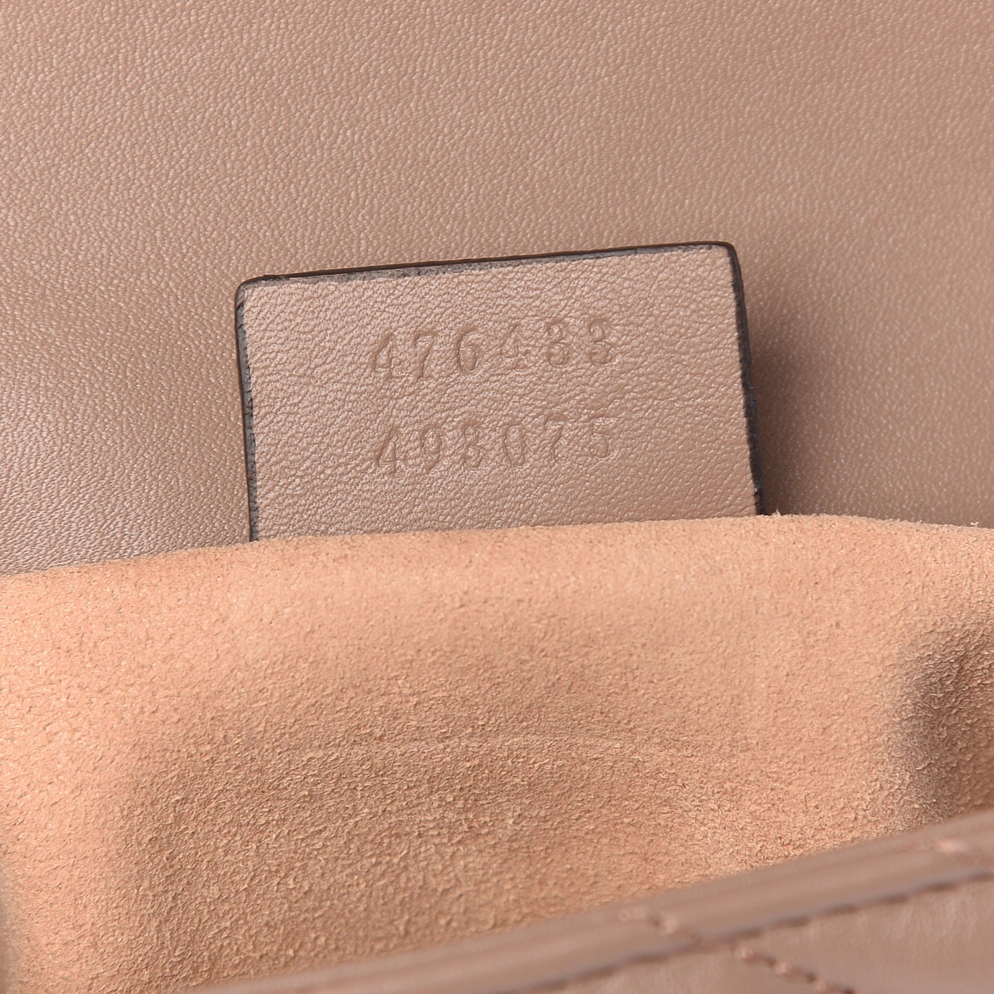 Calfskin Matelasse Super Mini GG Marmont Shoulder Bag Porcelain Rose