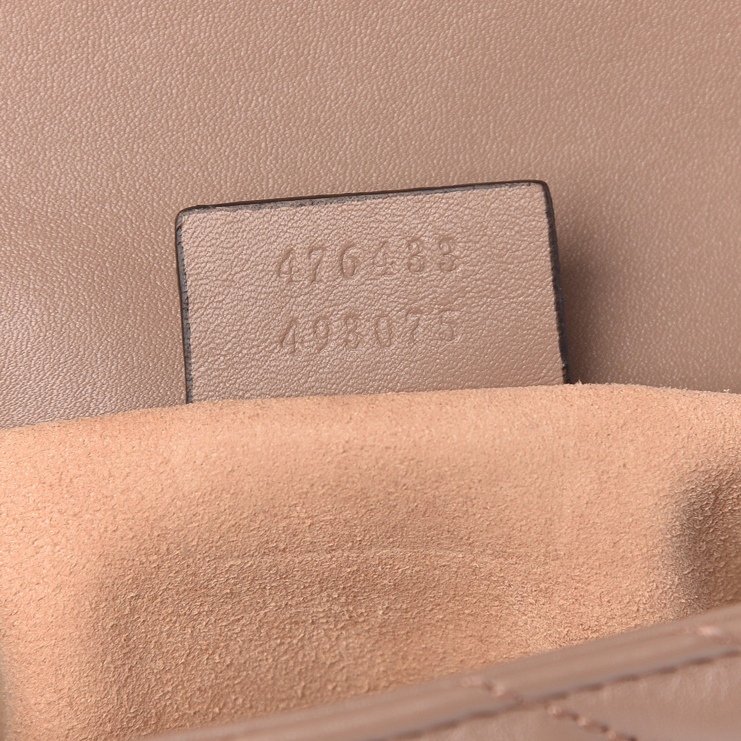 Gucci Calfskin Matelasse Super Mini GG Marmont Shoulder Bag Porcelain Rose 7 of 13