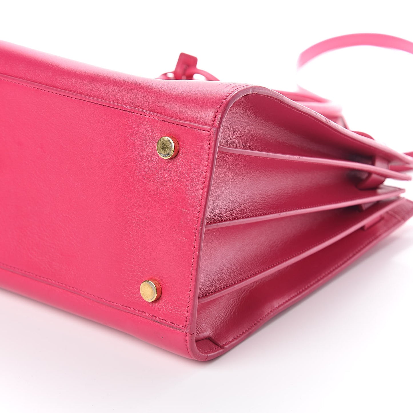 Calfskin Small Sac De Jour Lipstick Fuchsia