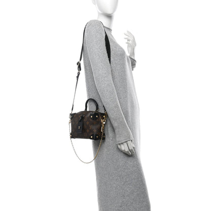 Louis Vuitton Monogram Petite Malle Souple Black 2 of 8