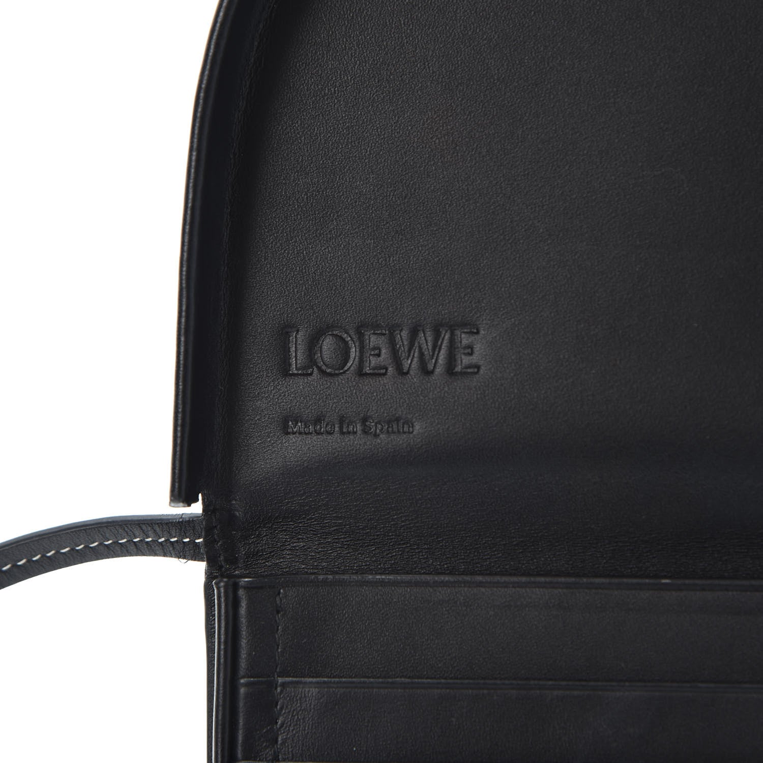 Loewe Soft Calfskin Small Heel Bag Black 7 of 9