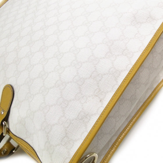 Gucci GG Plus Monogram Joy Tote Bag Yellow White 5 of 11