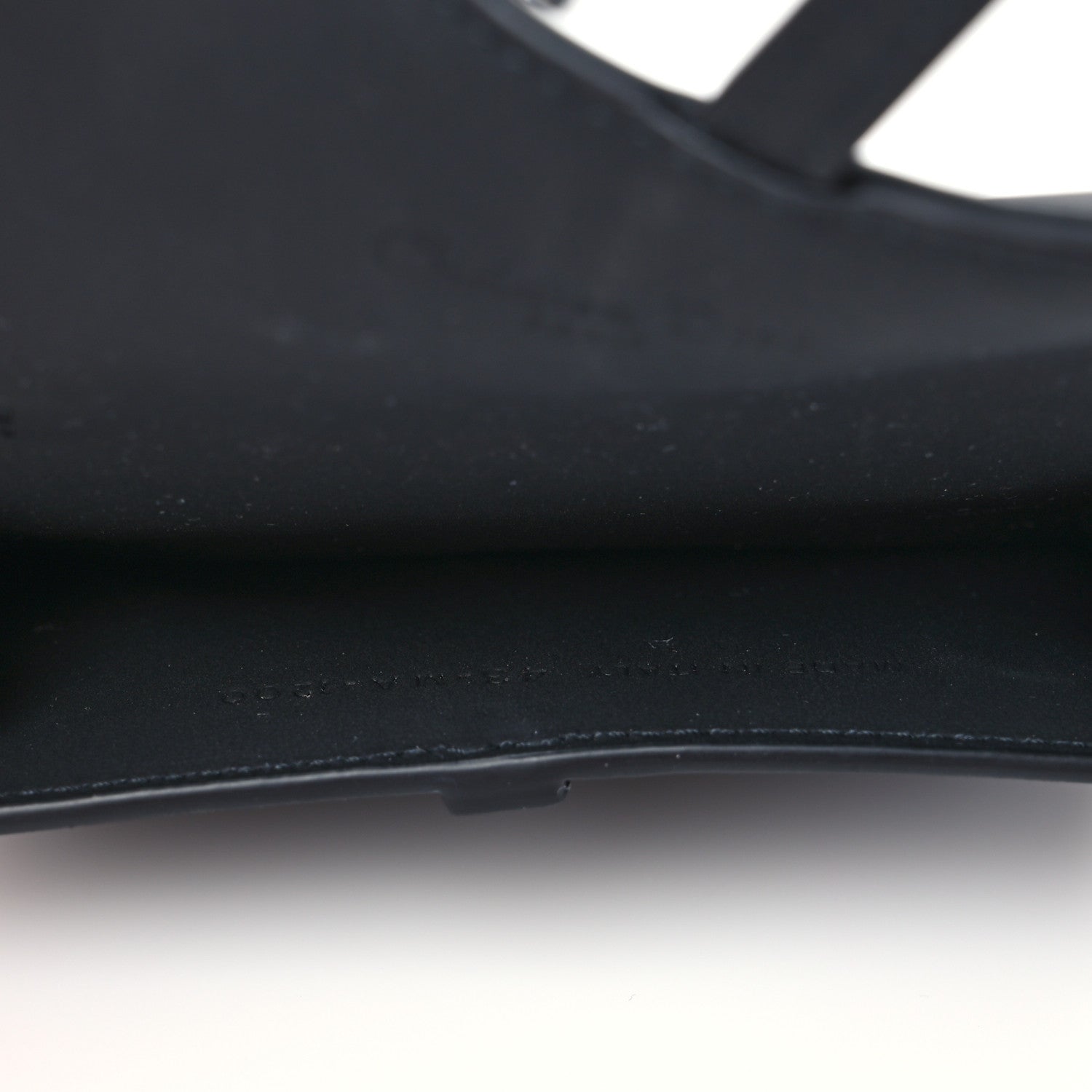 Christian Dior Ultra Matte Calfskin Nano Saddle Chain Pouch Black 4 of 6