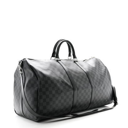 Louis Vuitton Damier Graphite Keepall Bandouliere 55 2 of 12