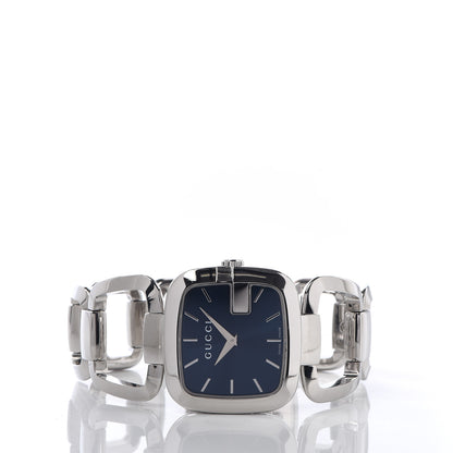Gucci Stainless Steel 32mm G-Square Quartz Watch Blue 3 of 6