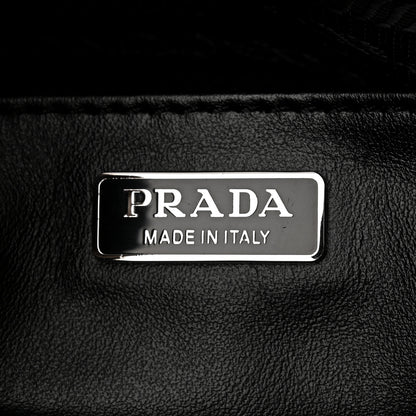 Prada Spazzolato Large Cleo Adjustable Strap Shoulder Bag Black 6 of 11