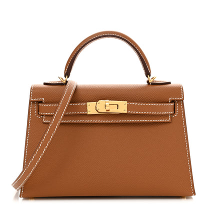 Hermes Epsom Mini Kelly Sellier 20 Gold 1 of 11
