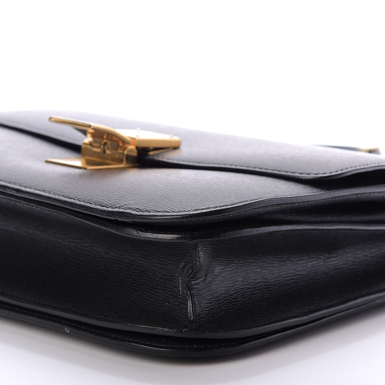 Celine Liege Calfskin Medium Classic Box Flap Bag Black 13 of 22