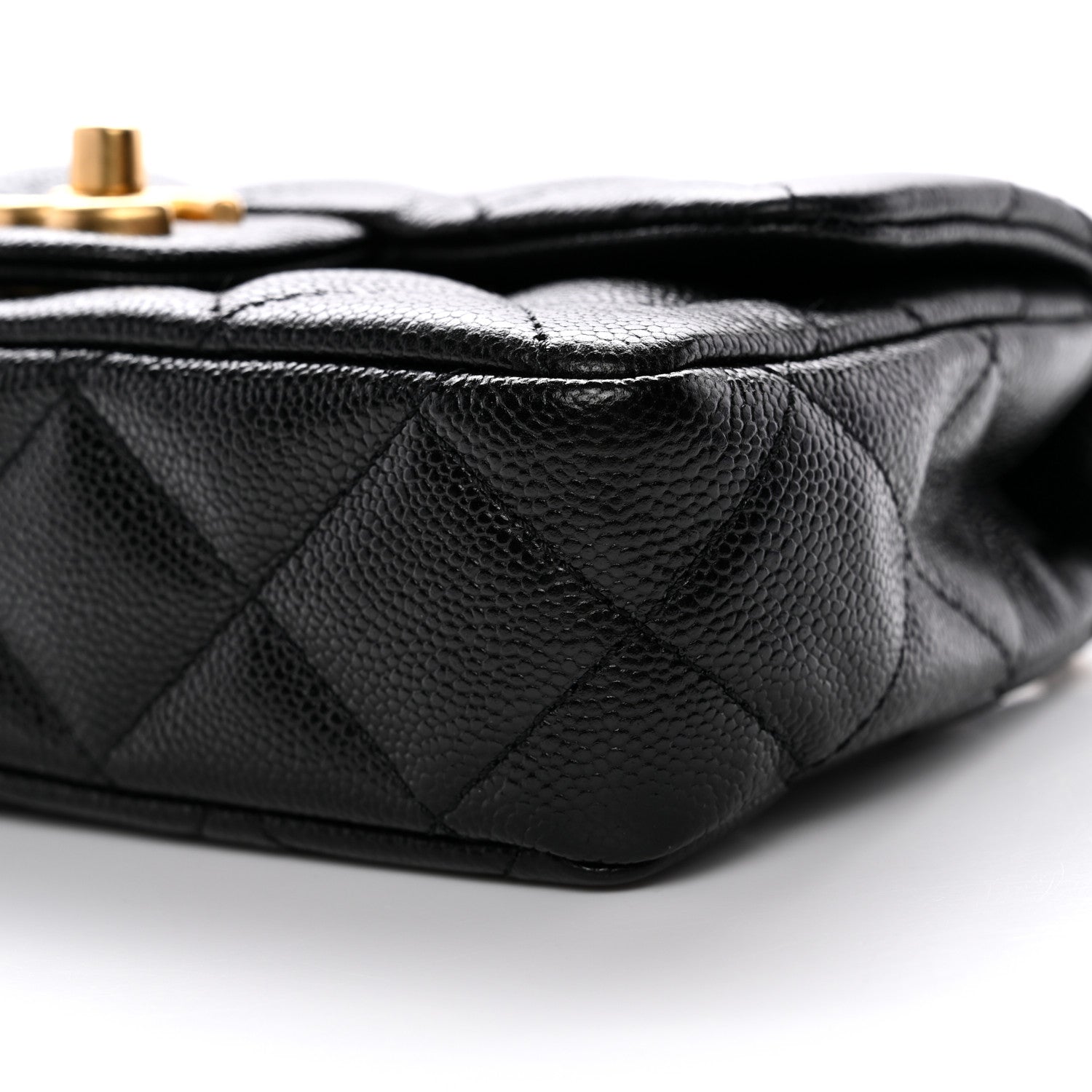 Chanel Caviar Quilted Mini Sweetheart Rectangular Flap Black 10 of 11