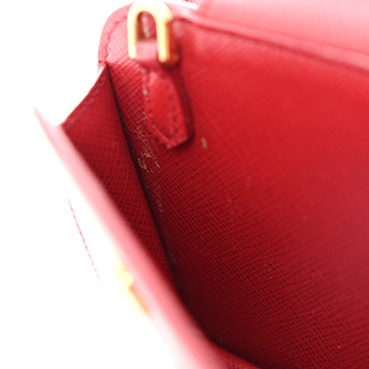 Prada Saffiano Metal Oro Phone Case Rosso 14 of 16