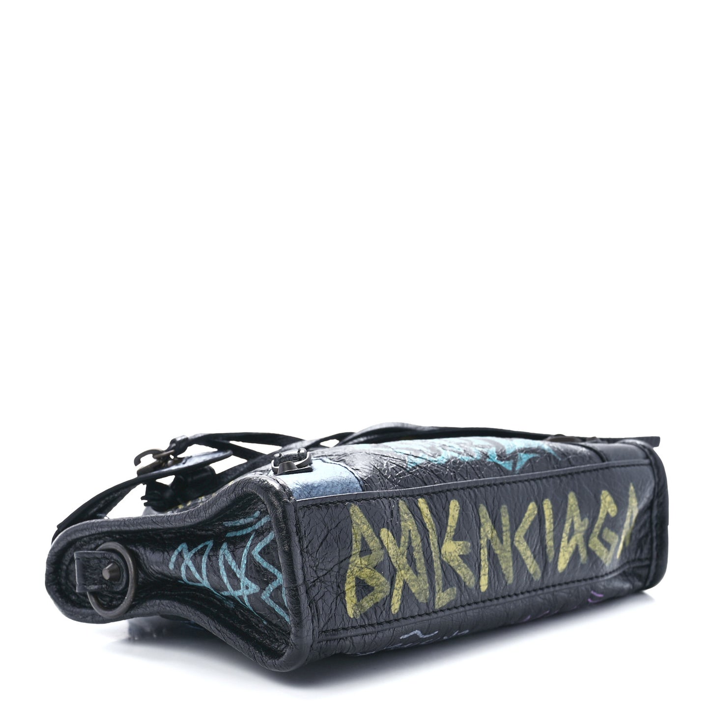 Agneau Graffiti Classic Hardware Nano City Black Multicolor