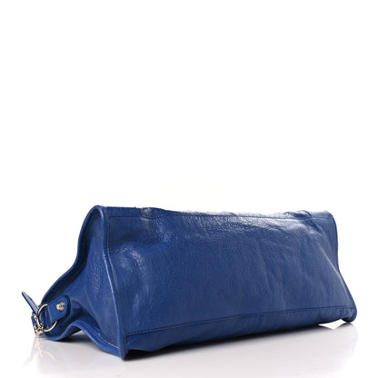 Balenciaga Agneau Giant 12 Silver Hardware Part Time Bleut Bleu Glacier 4 of 9