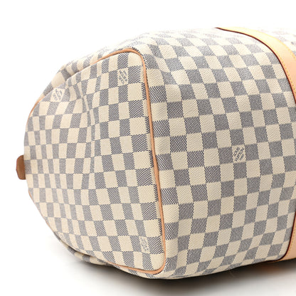 Louis Vuitton Damier Azur Keepall 50 9 of 12