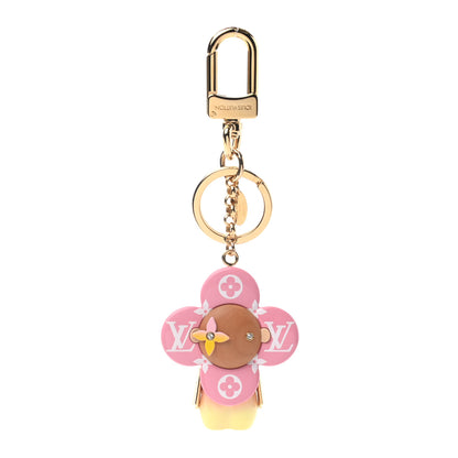 Louis Vuitton Giant Monogram Vivienne Bag Charm Key Holder Rose 1 of 4