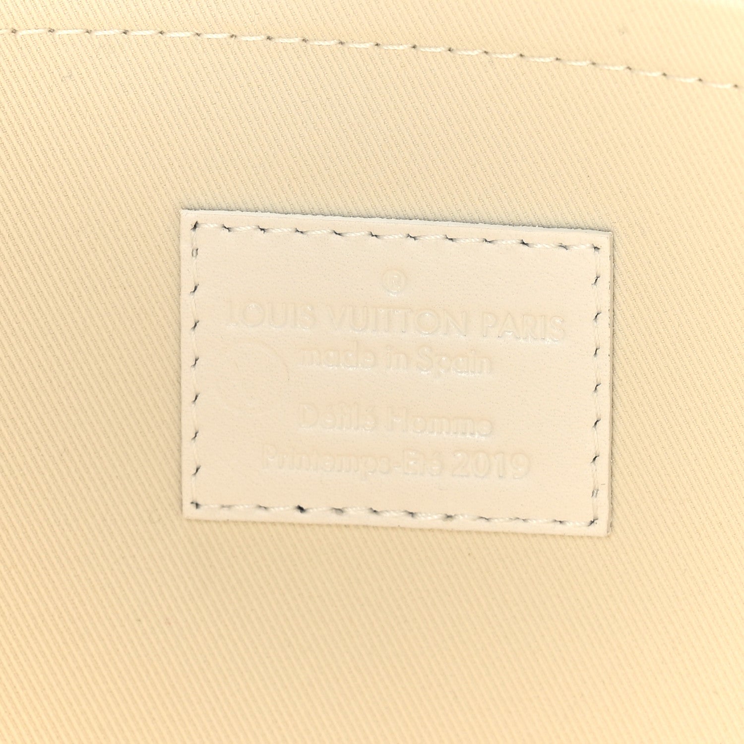 Louis Vuitton Taurillon Monogram Solar Ray A4 Pouch White 6 of 6