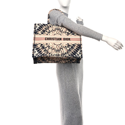 Christian Dior Canvas Embroidered Tie Dye Large Book Tote Multicolor 3 of 11