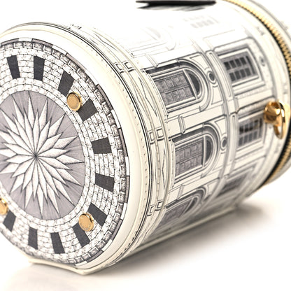 Louis Vuitton X FORNASETTI Calfskin Architettura Cannes Black White 9 of 10
