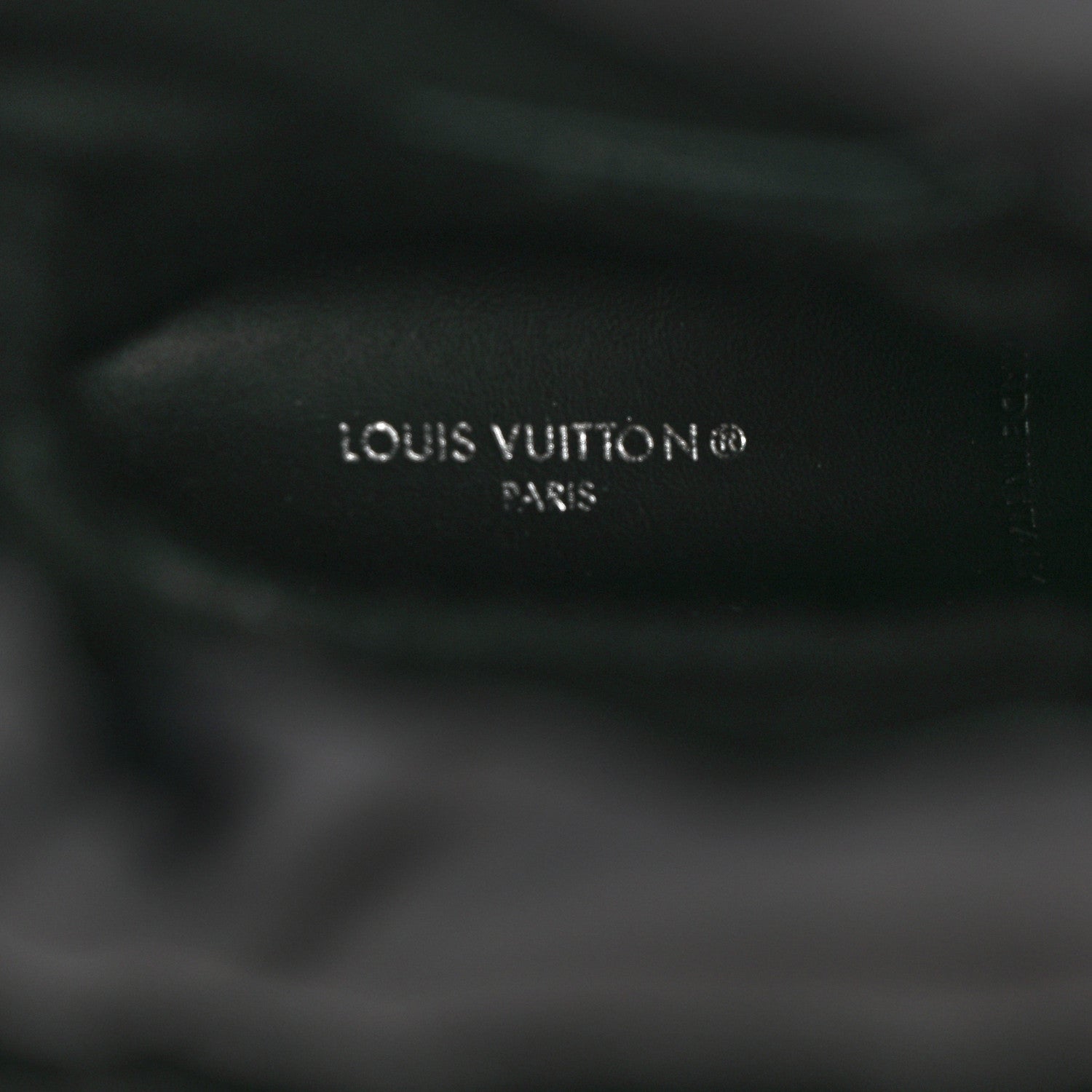 Louis Vuitton Suede Shearling Polar Flat Half Boots 36 Black 6 of 8
