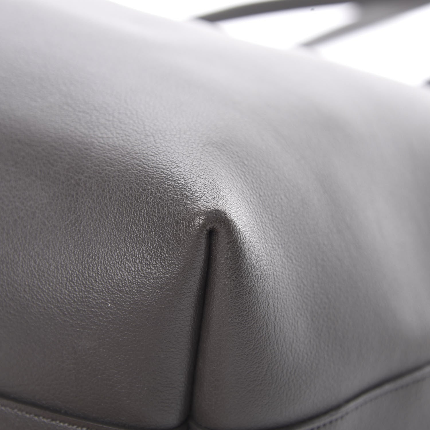 Saint Laurent Calfskin Large Shopping Tote Dark Grey 12 of 18
