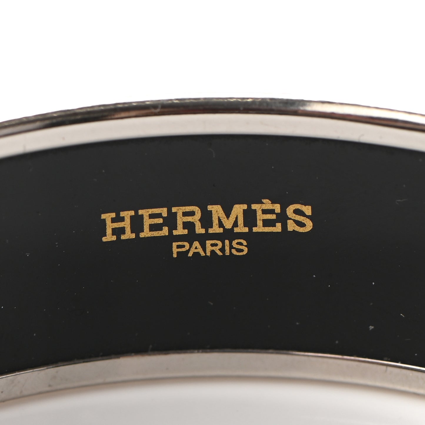 Enamel Wide Printed Capitales Bracelet 65