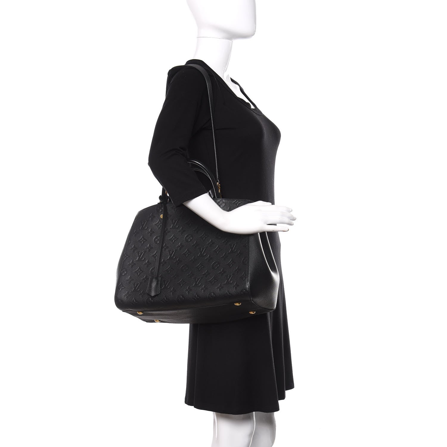 Louis Vuitton Empreinte Montaigne GM Black 2 of 13